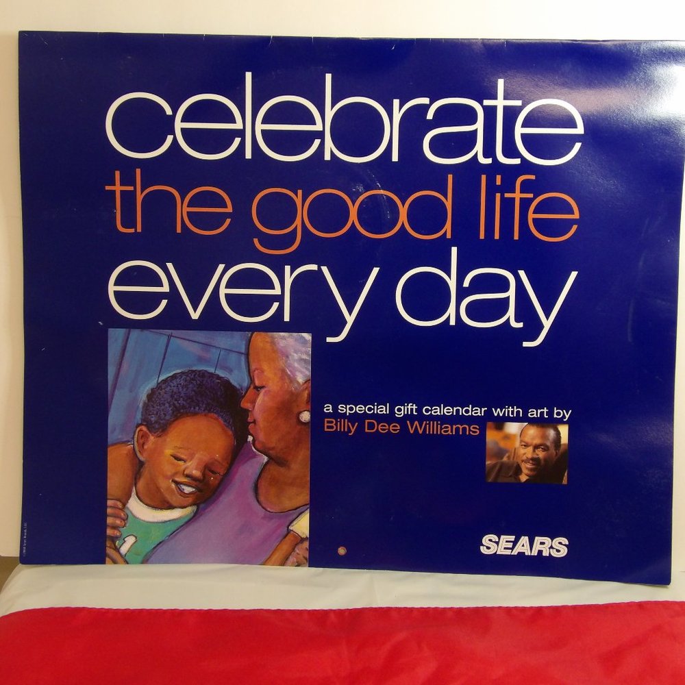 2004 SEARS CALENDAR, ACTOR AND ARTIST BILLIE DEE WILLIAMS. EXTRA RARE.